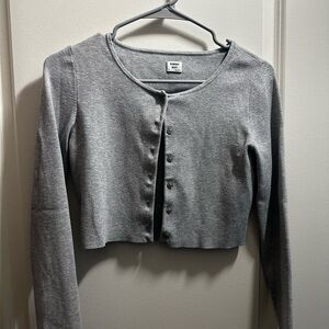Sunday Best Heather Gray Knit Top